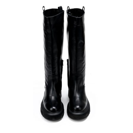 Ženske kožne duboke čizme Roberto-Serpentini-M93 crne ravne 5 16283 roberto serpentini m93 nero 3